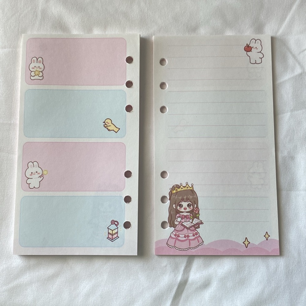 A6 Planner Kawaii Princess Pink - Picture 9 of 12